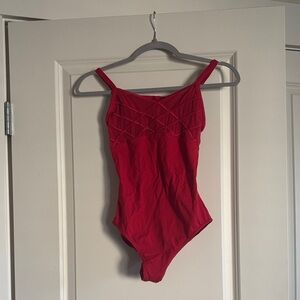 Bloch Red Women's Bodysuit